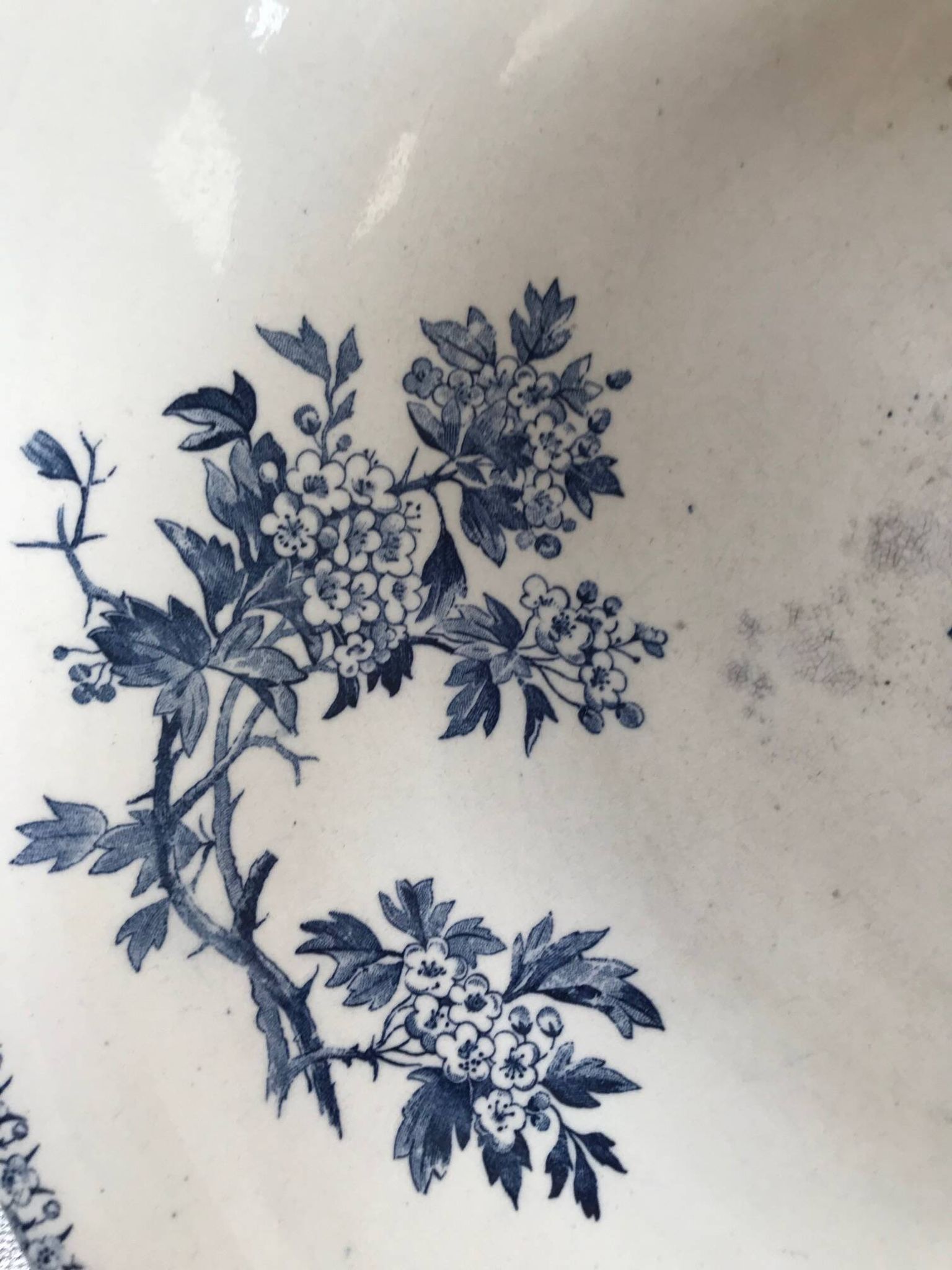 Service de toilette en Gien Aubépine