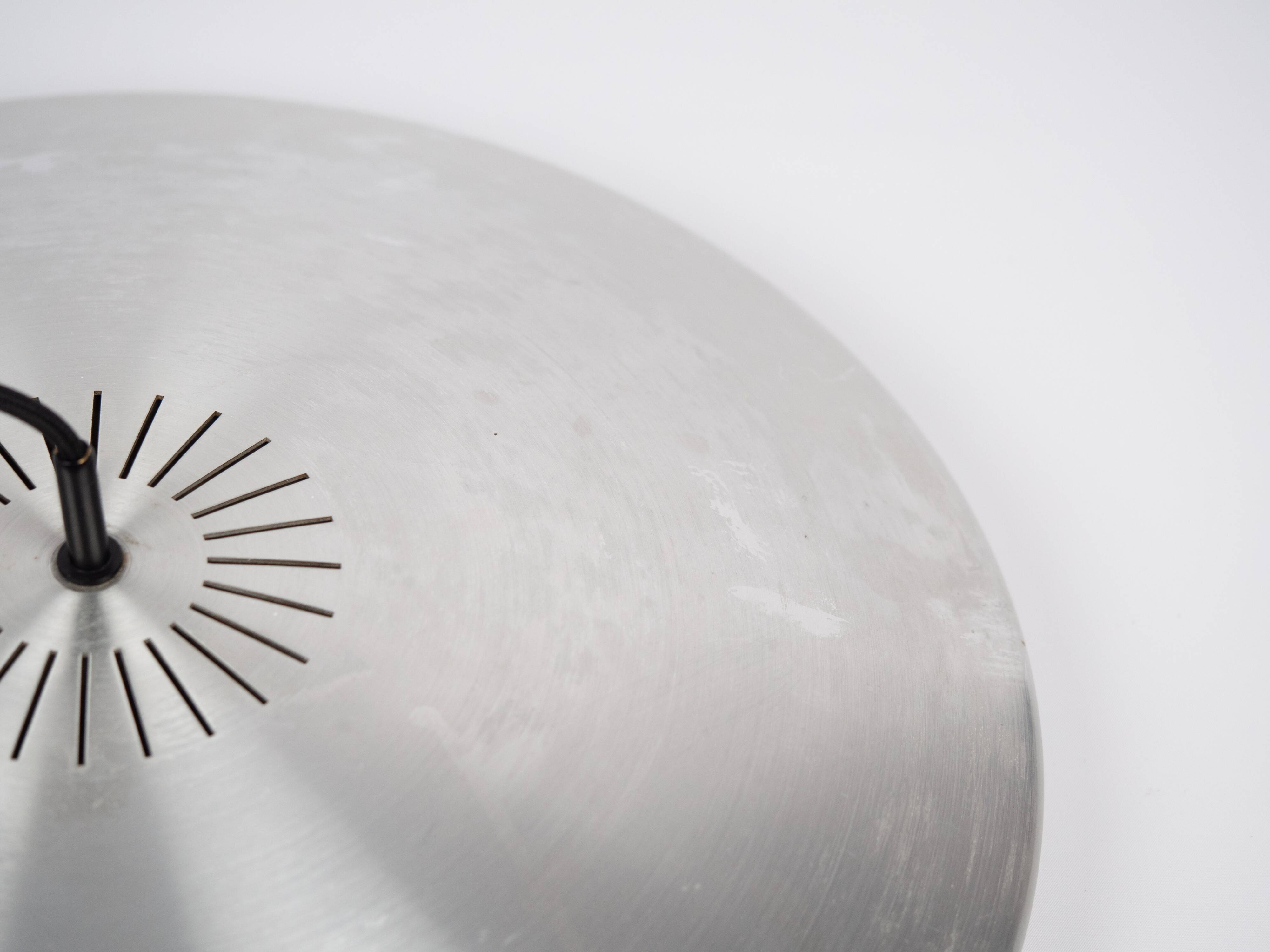 Danish vintage pendant lamp Diskos by Jo Hammerborg, Fog og Morup, 1965