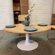 Table jlr réglable en hauteur extensible 70’s