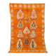 Tapis marocain vintage orange 153 x 228 cm - Authentique tapis berbère fait main