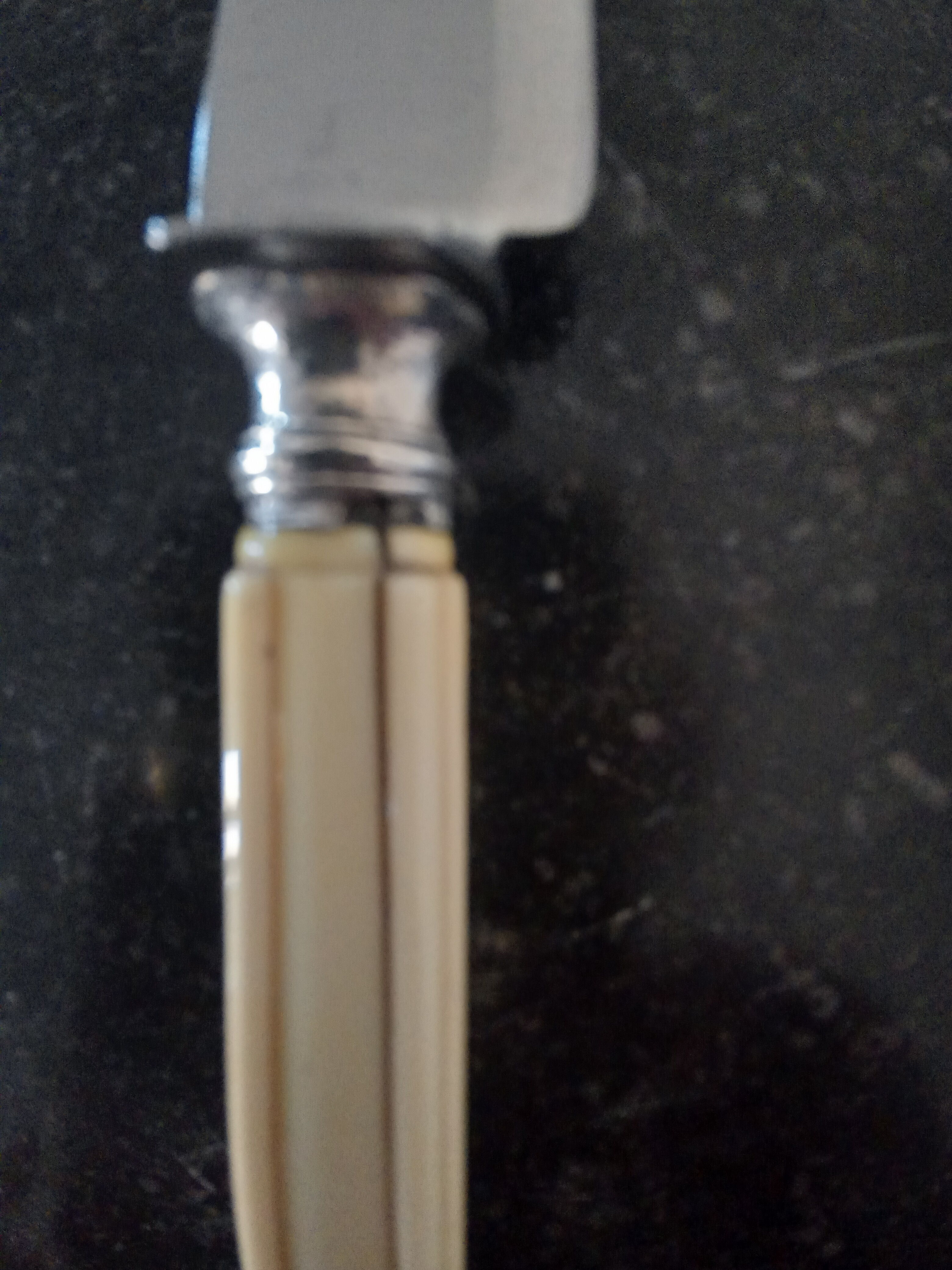 Old ivory handle knives