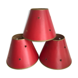 Perforated paper lampshades, 1950s