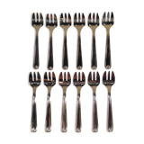 Box of 12 oyster forks