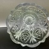 Vase / pressed glass