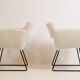 Pair of armchairs 763 by Joseph André Motte for Steiner 1950