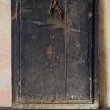 Wall mirror in wooden decorative frame, circa 19th century 41x56cm