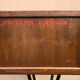 Craft furniture: display of old stationery for Cansons Papers.  50s