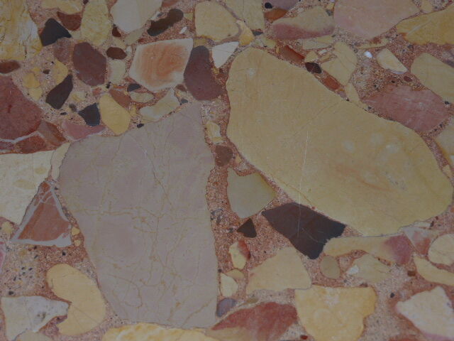 Baroque style louis XV, marble, wood and decorations console table