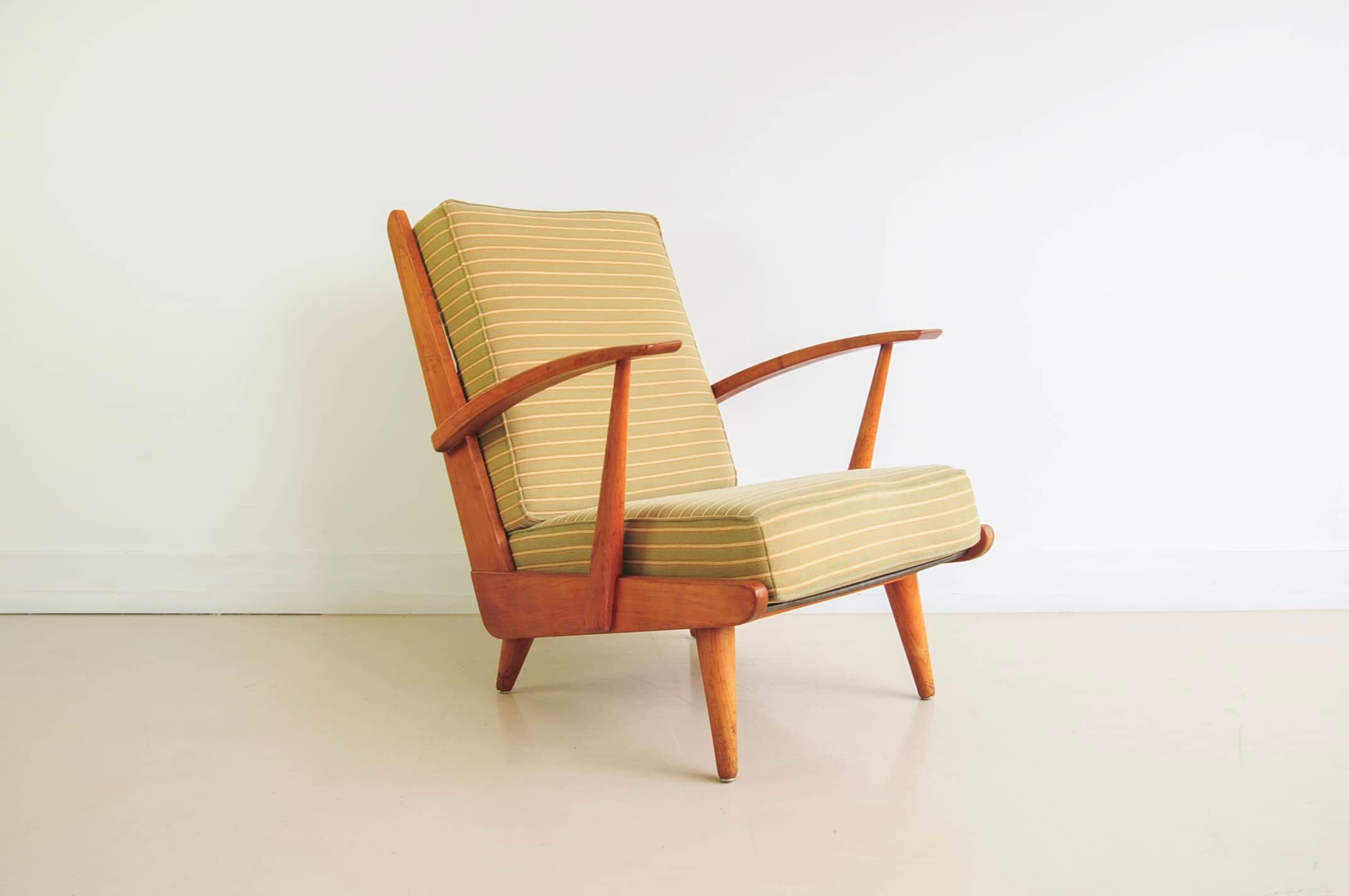 Fauteuil fumeur des années 1950