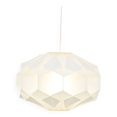 White lamp designed by L. Schioler for Hoyrup Denmark 1970