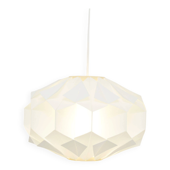 White lamp designed by L. Schioler for Hoyrup Denmark 1970