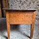 Antique oak flour chest from France, 19th century.