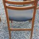Set of 4 Scandinavian-style teak chairs from the 1970s.