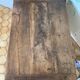 Old wooden kitchen table