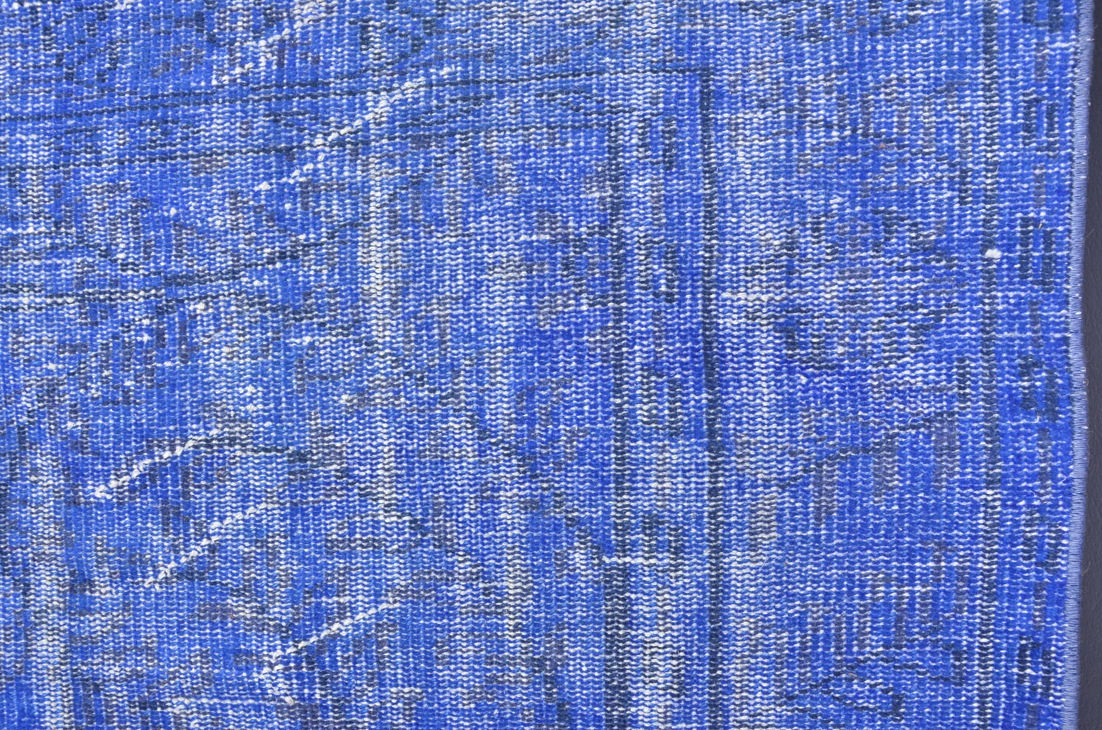 Blue Vintage Turkish Oushak Rug sku904