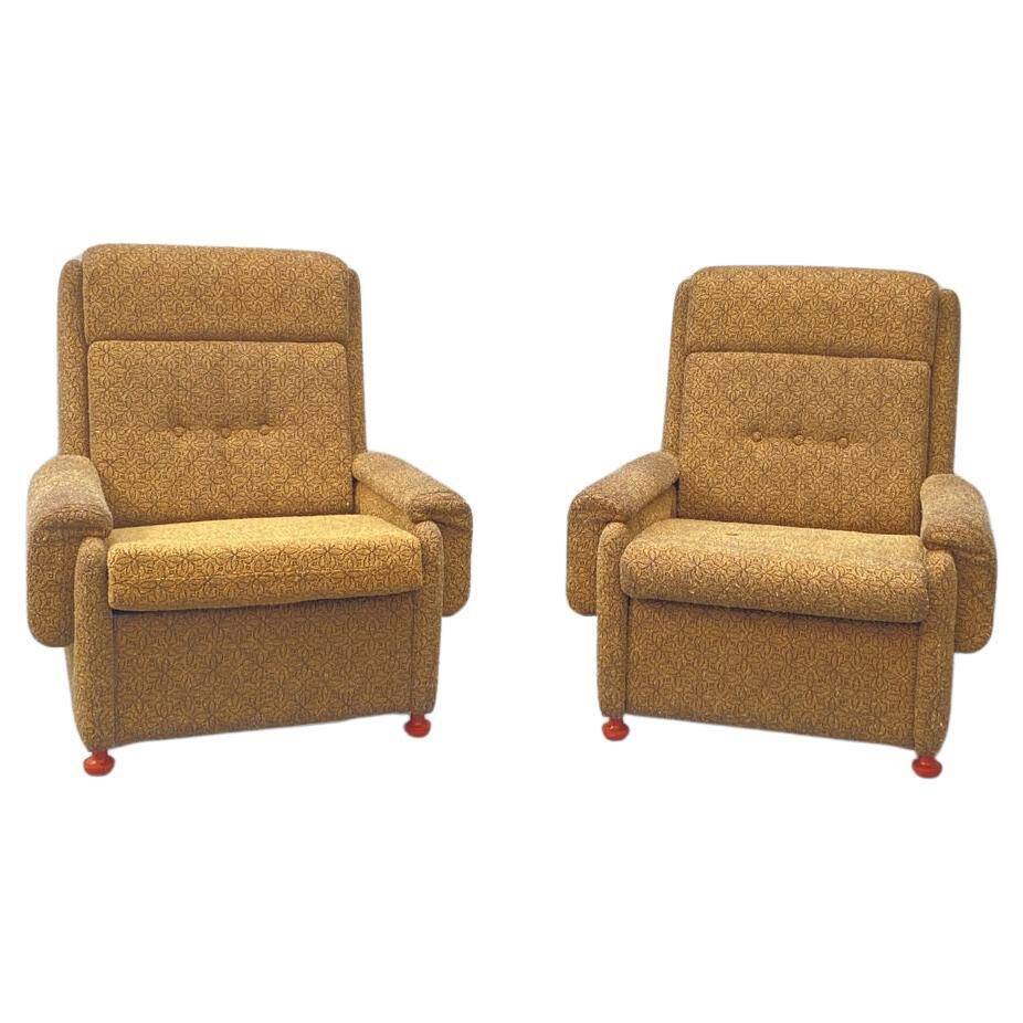 Eastern bloc Vintage armchairs, 1980´s, Czechoslovakia
