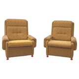 Eastern bloc Vintage armchairs, 1980´s, Czechoslovakia