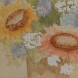 Flower bouquet painting
