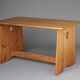 Table en pin suédois par Gilbert Marklund pour Furusnickarn Ab, années 1960