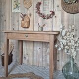 Small Oak Farmhouse Table - Desk or Console