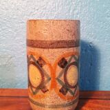 Pot céramique "Fleurs" 1960s