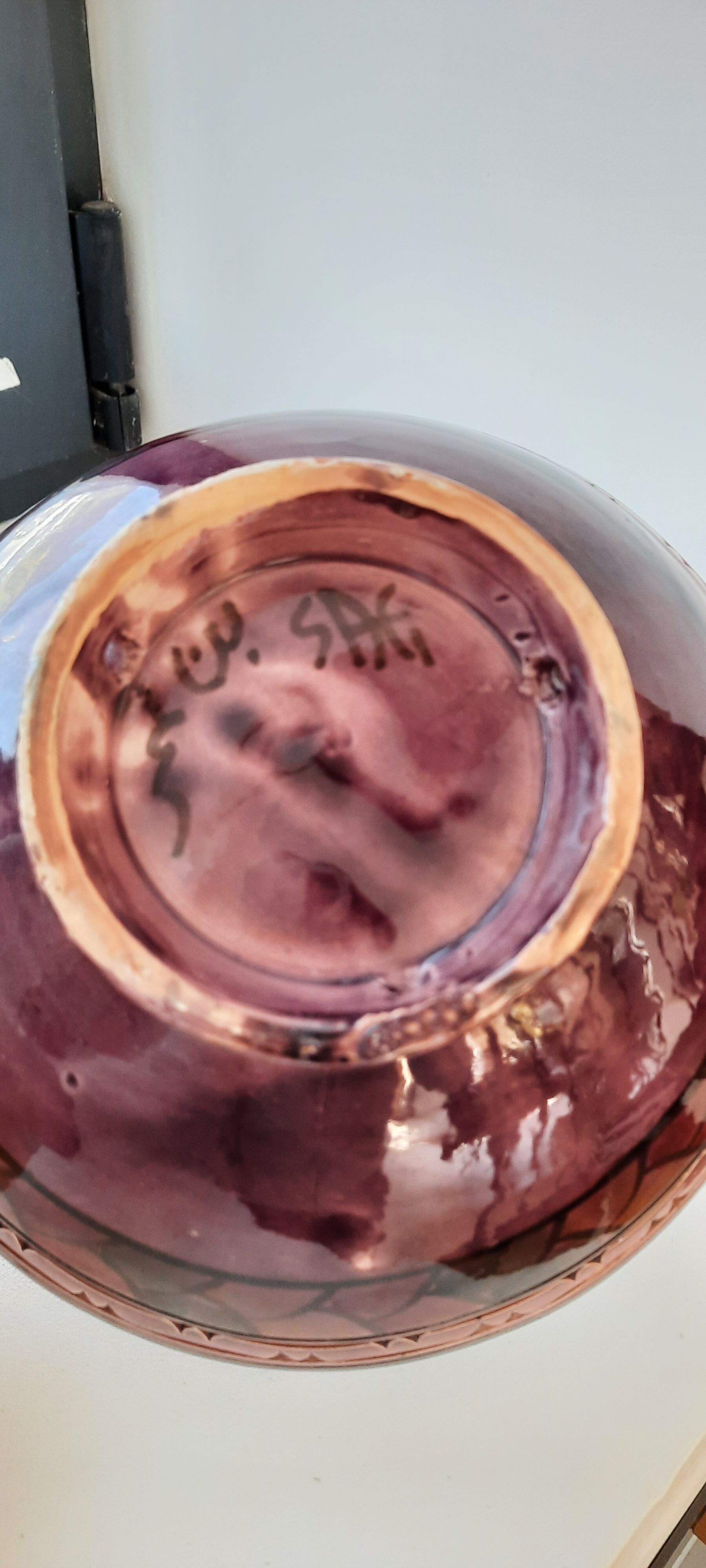 SAFI purple oriental dish