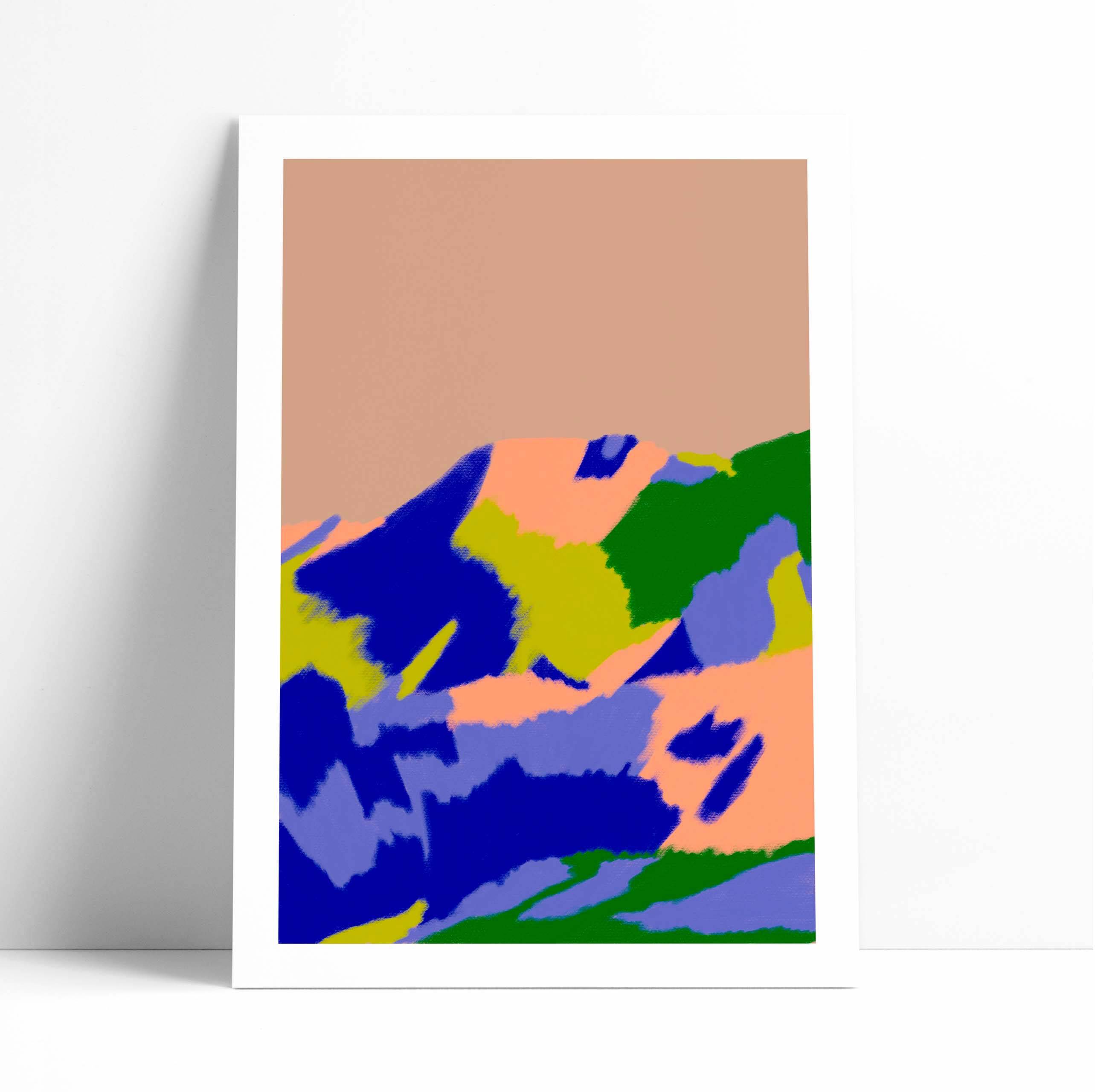 Montchavin - Limited edition art print (A4)