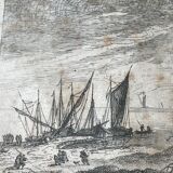 Tableau gravure ancienne xviiie franz edmund weirotter 1763