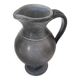 Grey/Black ceramic pitcher signed TL Corti - height 25cm