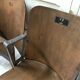 Bench seat of cinema theatre before war
