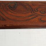 Miroir Art Nouveau à décor de paon peint à la main, France vers 1915