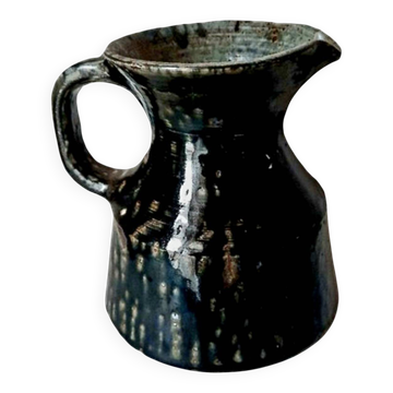 Anthracite ceramic jug Nigon