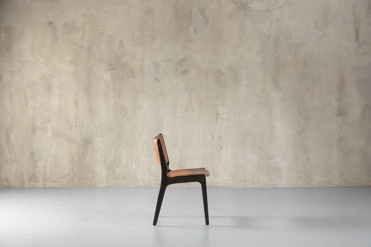 Model 89 Teak And Leather Chairs Erik Buch For Pol Dinesen, Denmark, 1960's set of 4