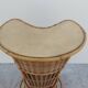 1950 vintage rattan cocktail bar