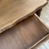 Aranjou elm brutalist desk