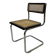 Chaise vintage Cesca style modèle B32 en chrome et noir