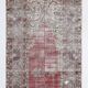 4x7 Red & Cream Vintage Area Rug 126x236Cm SK 17738