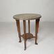 Art Deco table with brass top, Amsterdam School, 1930s