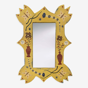 Wooden mirror