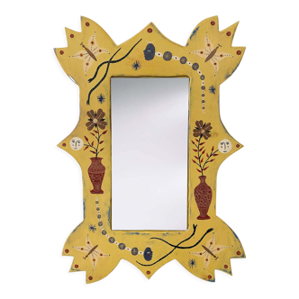 Wooden mirror