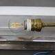 Czechoslovak Art Deco chrome wall light with milk glass, 1930s