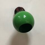 Eyeball Space Age green wall lamp in enameled sheet metal