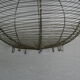 Egg basket in braided metal