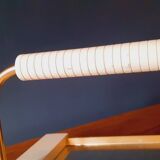 Plateau vintage année 50 en bois laqué et métal doré