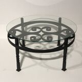 Wrought iron coffee table