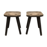 Pair of popular art stools