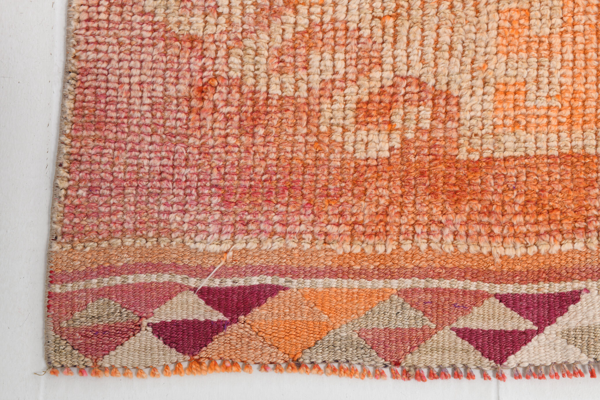 3x12 modern vintage runner rug, 96x355cm