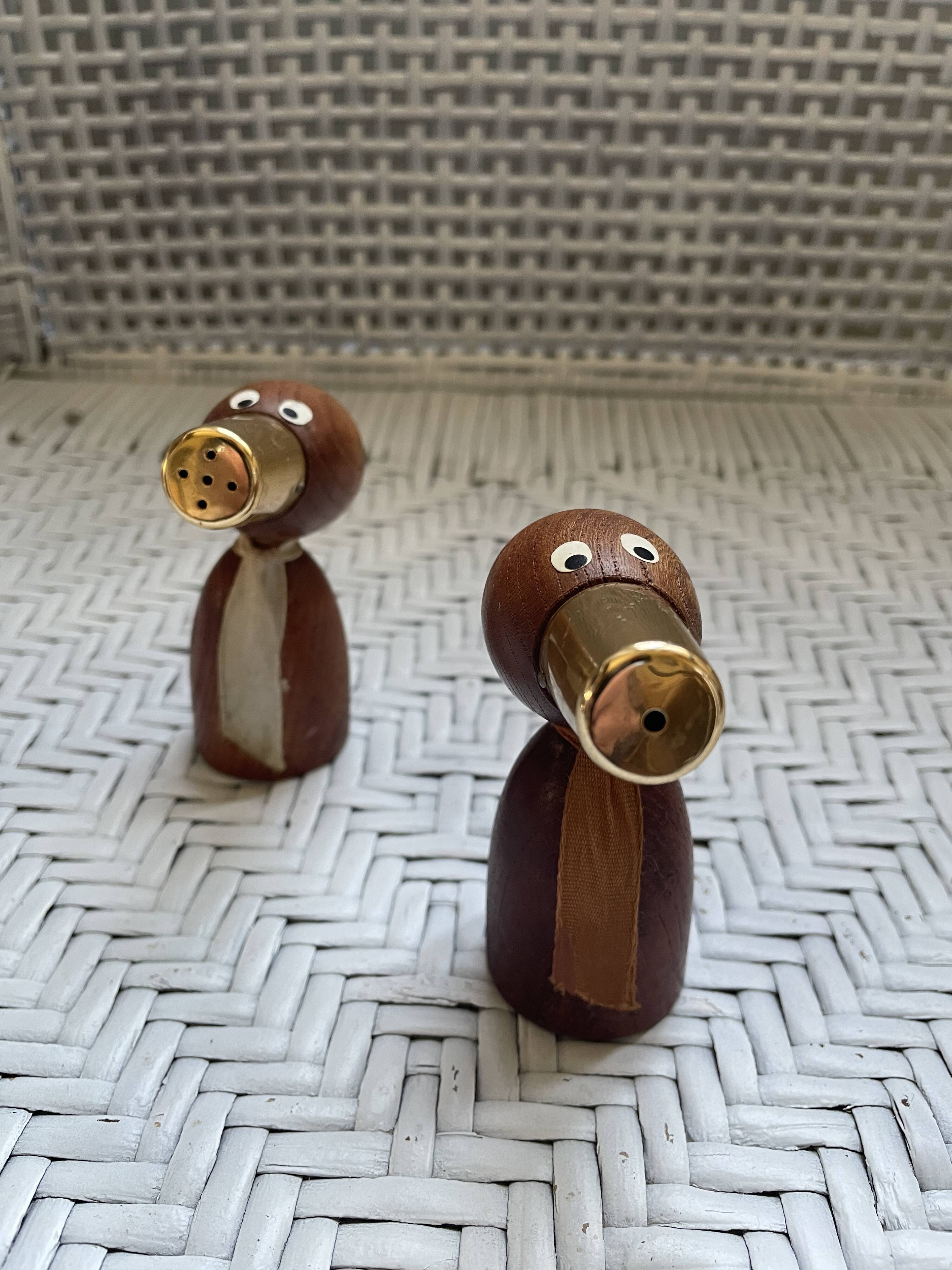 Scandinavian saliere & pepper duo