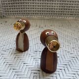 Scandinavian saliere & pepper duo