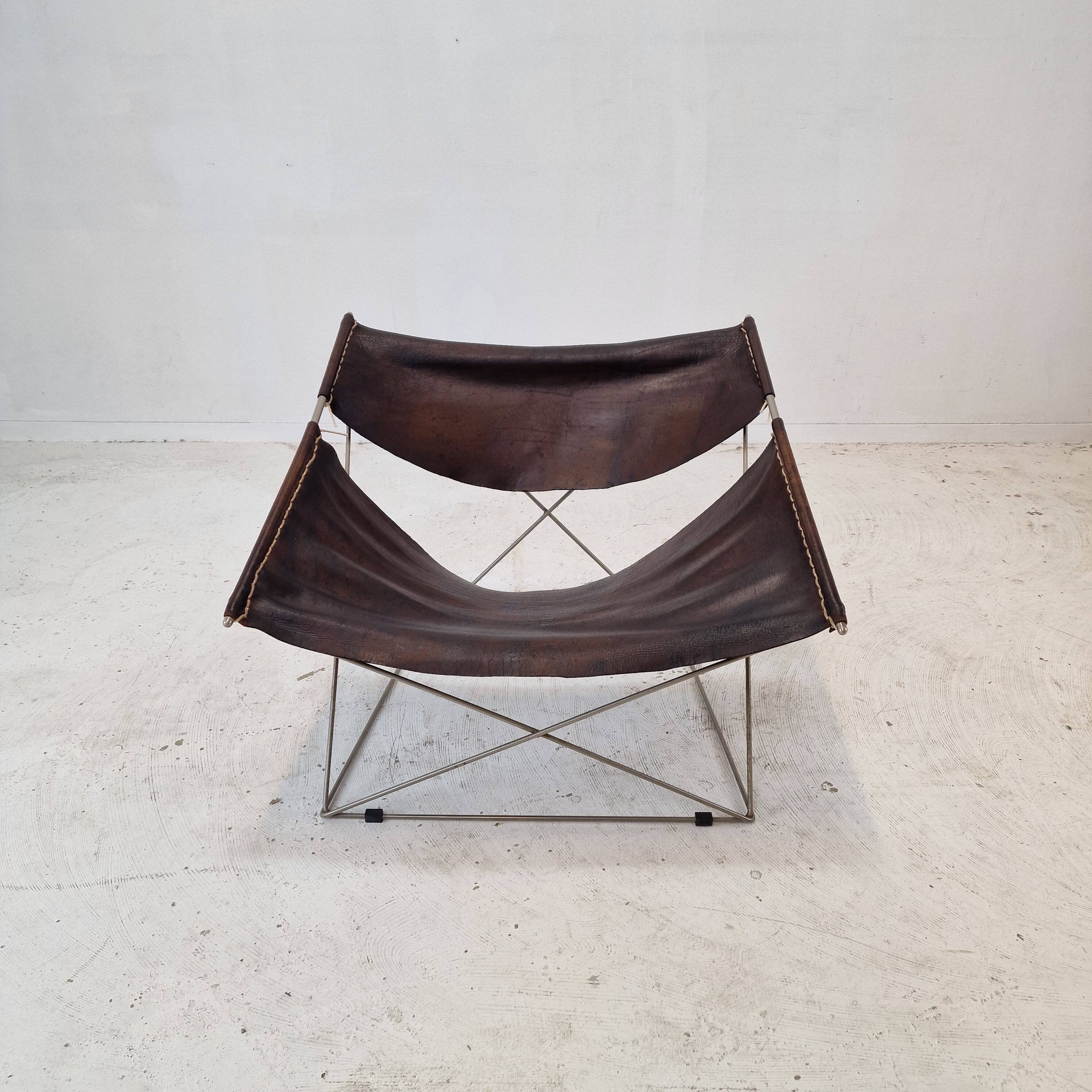 Mid Century F675 Butterfly Chair by Pierre Paulin for Artifort, 1960's